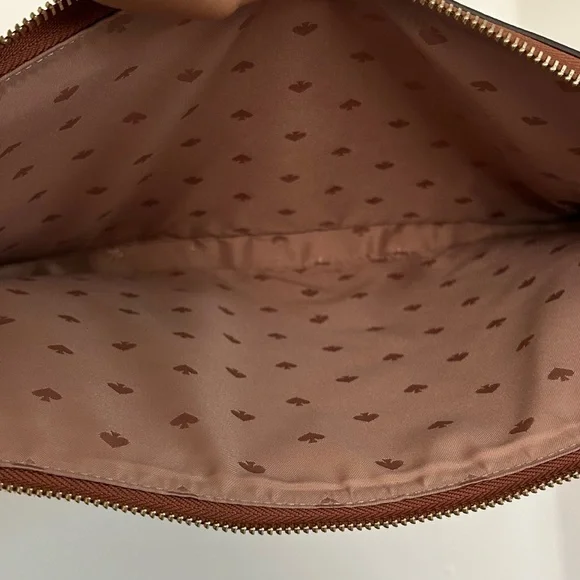 Kate Spade Brown Leather Laptop sleeve - Picture 7 of 9